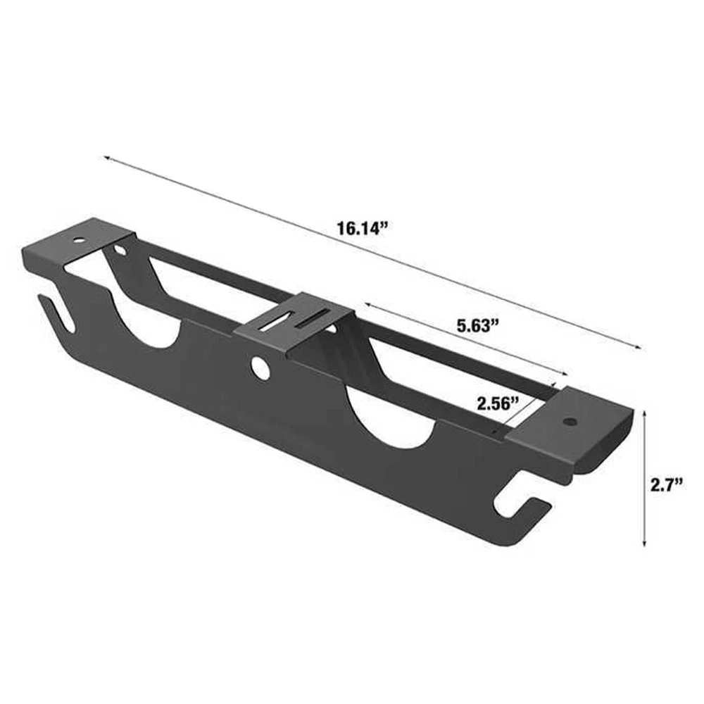 Angle Grinder Holder 2 Bay Multipurpose with Cord Hanger Wall Mount Bracket for Angle Grinders Garage Workspace Wrenches Cutters 3