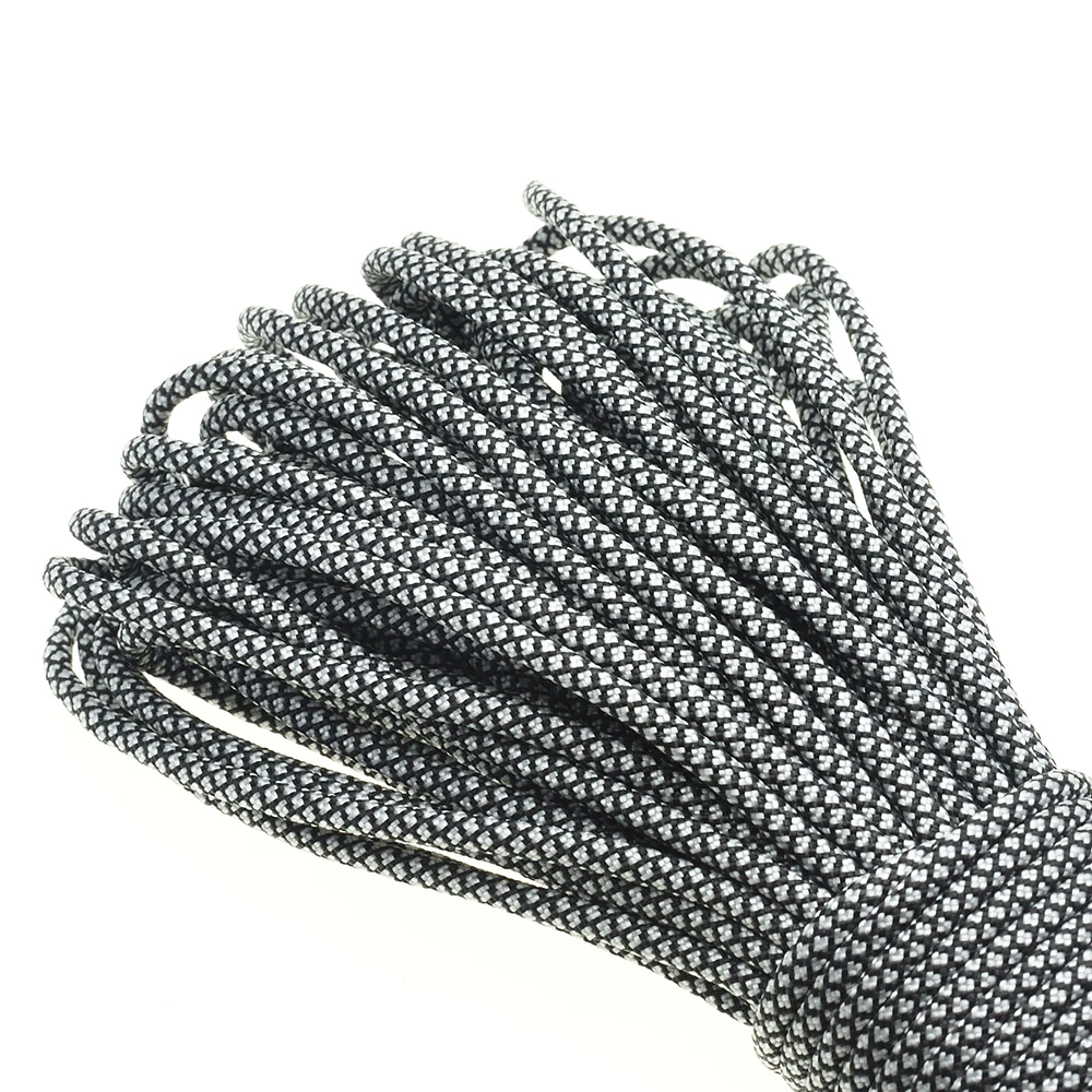 1 Stücke 100FT 550 Paracord Fallschirmschnur Lanyard Mil Spec Typ III 7 Strang Kern Für Klettern Camping Schnallen Armband – Detail 7