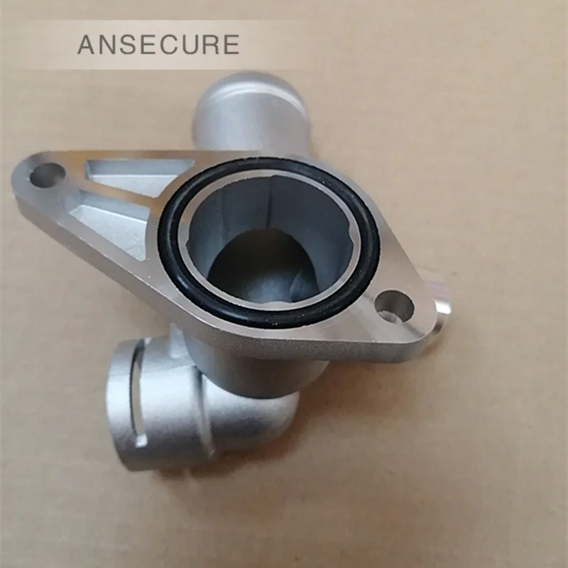 Aluminium Water Hose Coolant Flange For AUDI A4 B6 B7 1.8T Avant Cabrio Seat Exeo 2002-2008 06B121132E