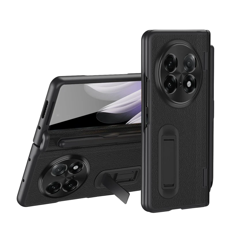 Leather Folding Case with Kickstand, Screen Protector, and Stylus Pen