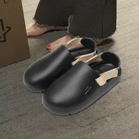 Sandales respirantes à la mode pour hommes, pantoufles légères d'extérieur, chaussures de jardin, chaussures de plage antidérapantes, chaussures de marche confortables 2
