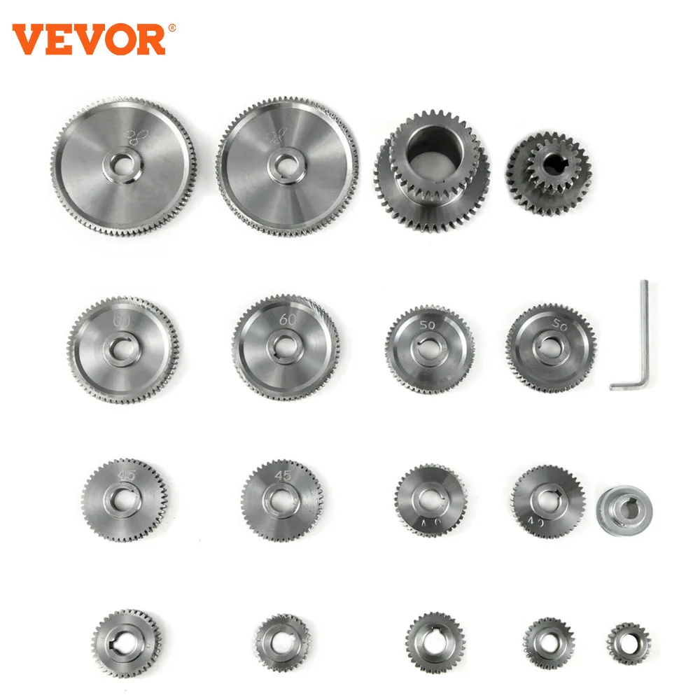VEVORCJ0618PreciseMiniLatheReplacementGearsT20T809171827Pcs