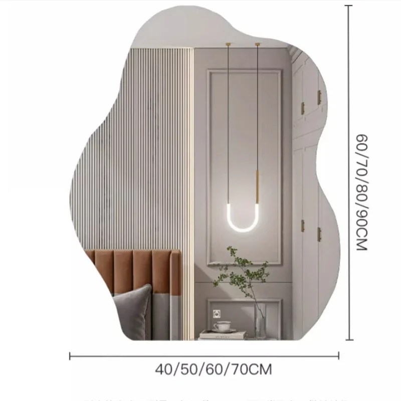 

Nordic korean Bedroom Decorative Mirrors House Aesthetic Funky Decorative Mirrors Fall Beauty Miroir Mural Room Decor