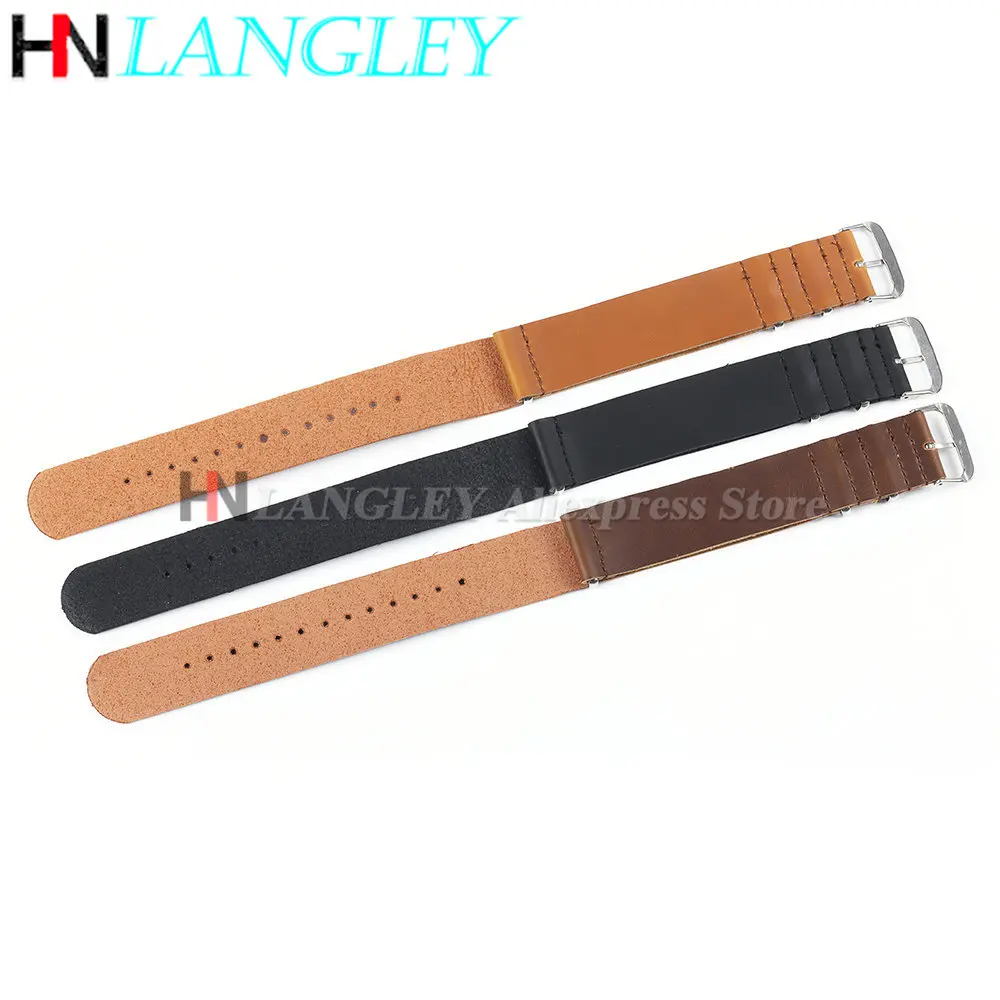 Luxurious Ultra-Thin PU Leather Watch Band Strap - Elegant Single Layer Bracelet