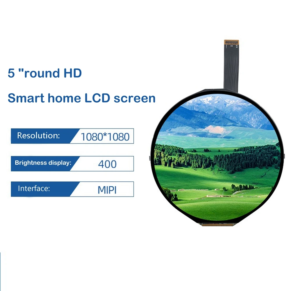 IPS  ũ ȭ LCD ÷ ȭ, MIPI ̽ ÷, Ʈ Ȩ LCD, 5 ġ 1080x1080