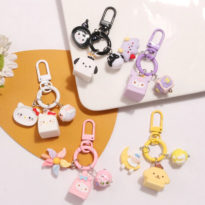 

Милый Забавный брелок Sanrio Hello Kitty моя мелодия Kouromi пурин понравико Мультяшные Подвески Изысканные ювелирные изделия в подарок