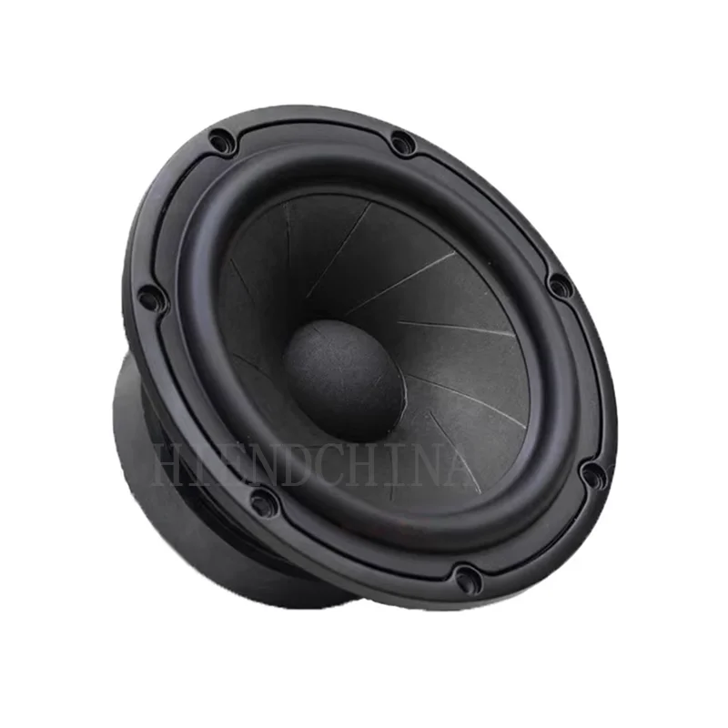 EY-04 6.5-inch Cast Aluminum Basin Frame Coated With Plastic Paper Diagonal Long Stroke Mid-woofer HIFI 5ohm Speaker (1PCS)