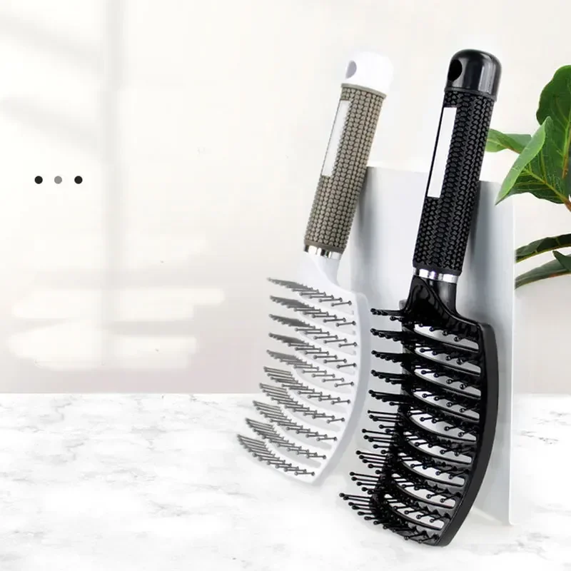 Arc-shaped Comb Fluffy Big Curved Comb Nylon Tooth Hollow Stereotyped Hairdressing Massage Styling Hair Brush hair comb,hair styling tools,hair brush comb