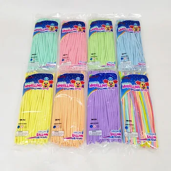 마카롱 롱 풍선, 매직 다용도 모양, 창의적인 결혼식 생일 파티 장식, 짠 풍선, 도매 1.8g, 50 개, 100 개