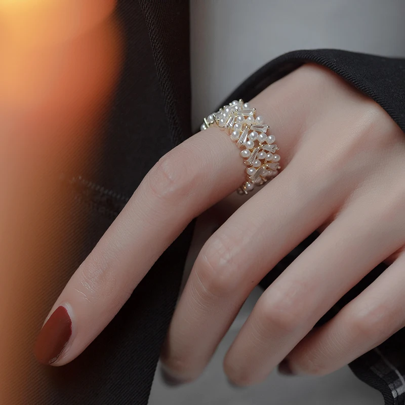 Gold Color Rings for Woman Adjustable 2025 New Fashion Korean Jewelry Luxury Party gold color rings,gold color ring,finger ring,adjustable rings