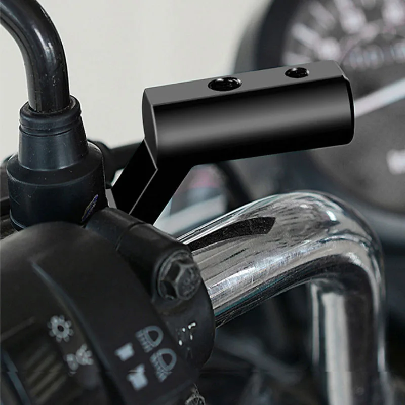 2pcs 1pcs Motorcycle Rearview Mirror Expander Bracket Universal Adapter Holder Mount Motorbike Bike Accessories motorcycle mirror bracket