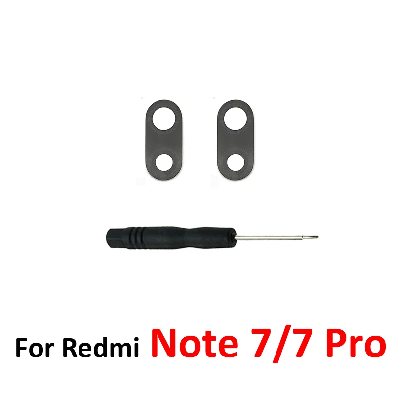 For Xiaomi Redmi Note 7 Pro Phone Housing Frame Back Camera Glass Lens Replacement Parts With Tools phone camera lens camera lens cover phone back cover glass phone back cover