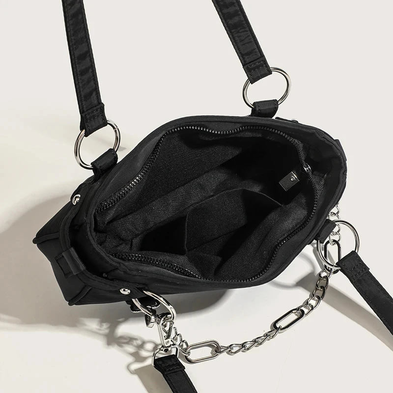 Nylon Black Luxury Handbag for Women
