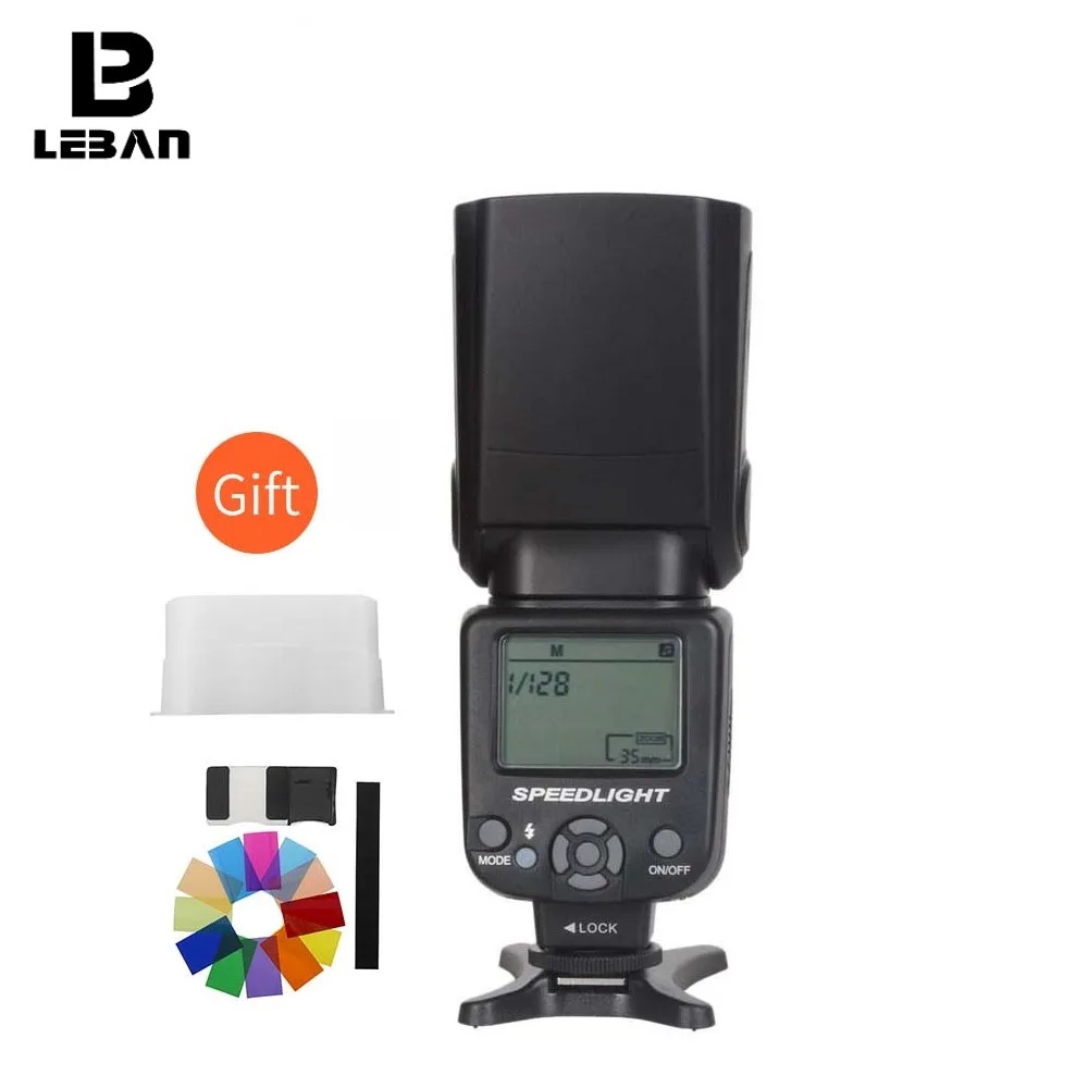 Triopo TR-950 flaş ışığı evrensel Canon Nikon Fujifilm Olympus 650D 550D 450D 1100D 60D 7D 5D kamera