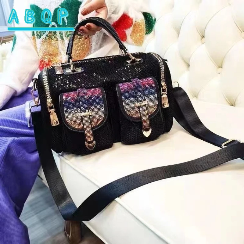 Bolso De Hombro Para Mujer Bolso Bandolera De Pana Bolso Elegante Bolso Portatil Satchel Verde