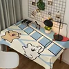115kz Cartoon cute puppy student dormitory decoration dining table tablecloth 1