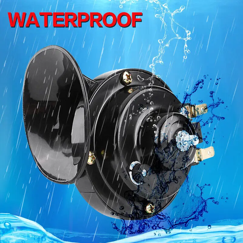 12V Super Loud Motorcycle Waterproof Snail Horn Sound Monophonic Scooters Motorcycle Accessories Electric Moped Horn motorcycle electric horn,scooter horn