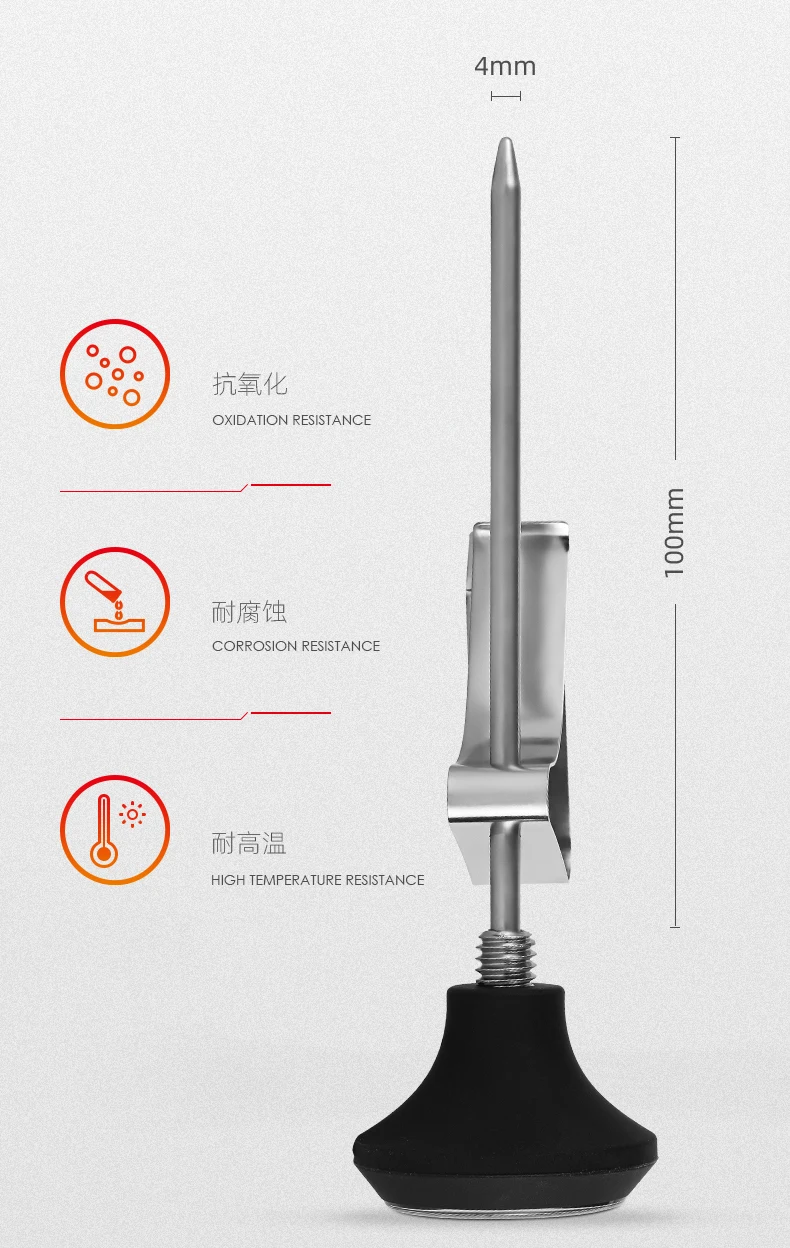 Description Picture 4 of itemMHW-3BOMBER 0 to100℃ Dial Thermometer for Coffee Pot Milk Frothing Jug Professional Cafe KitchenTemperature Measuring Tools