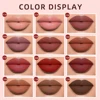 Matte Lipstick Set 12 Colors Long Lasting Waterproof Non-Stick Cup Lip Glaze Not Easy To Fade Red Lips Makeup Lip Tint Cosmetic 5