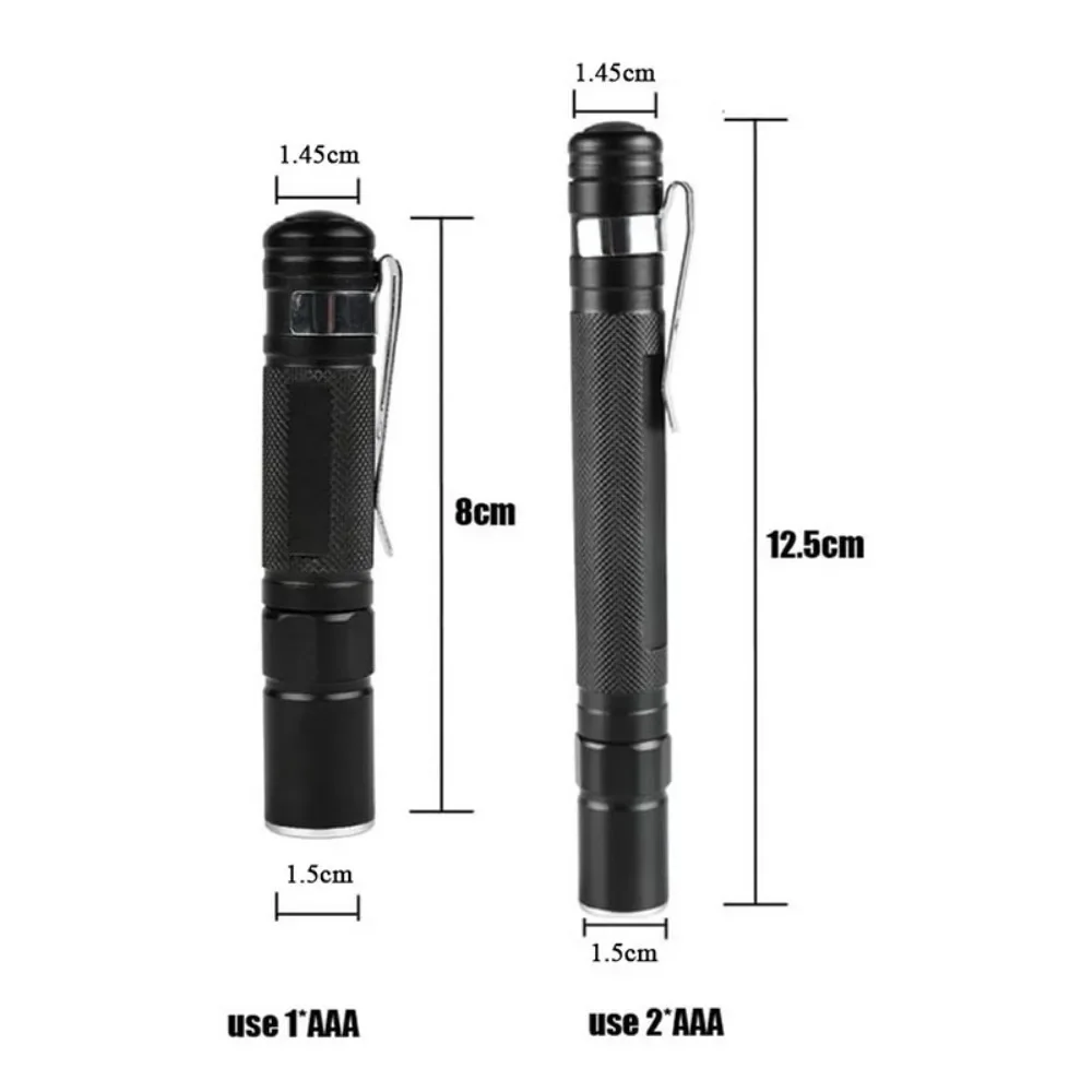 Description Picture 5 of itemMini LED Flashlight XPE Portable Zoom Pen Light Waterproof Torch Camping Emergency Outdoor Walking Lantern Keychain Flashlight