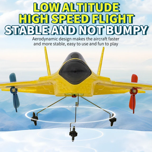 ZWN KF803 RC Plane 2.4G With LED Lights Aircraft Remote Control Flying Model Glider EPP Foam Toys Airplane For Children Gifts 5