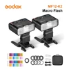 Godox MF12 K2 Macro Flash Speedlite 2.4G Wireless Control TTL/M Mode Built-in Lithium Battery for Nikon Sony Canon Fuji Olympus 3