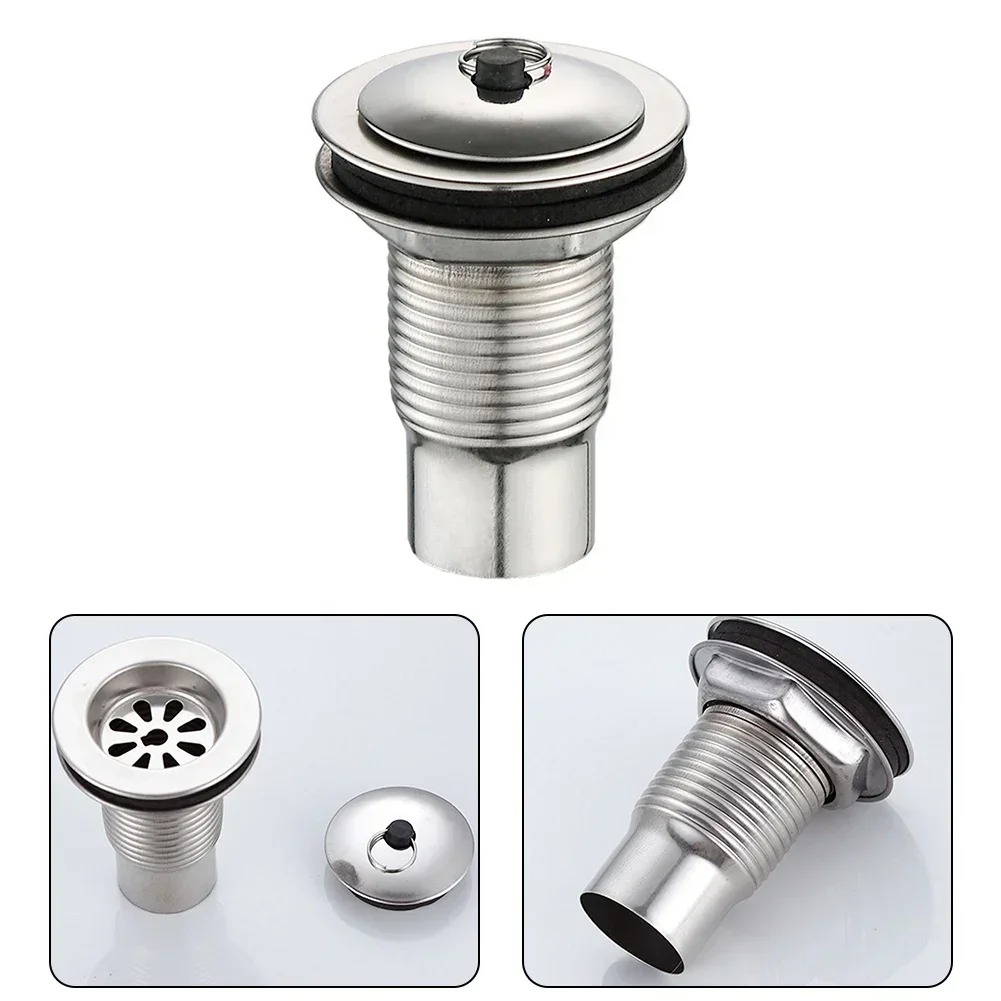 Kitchen Stainless Steel Sink Drain Filter Water Deodorant Drain Mop Pool Sink Hair Catcher Strainer Kitchen Supplies