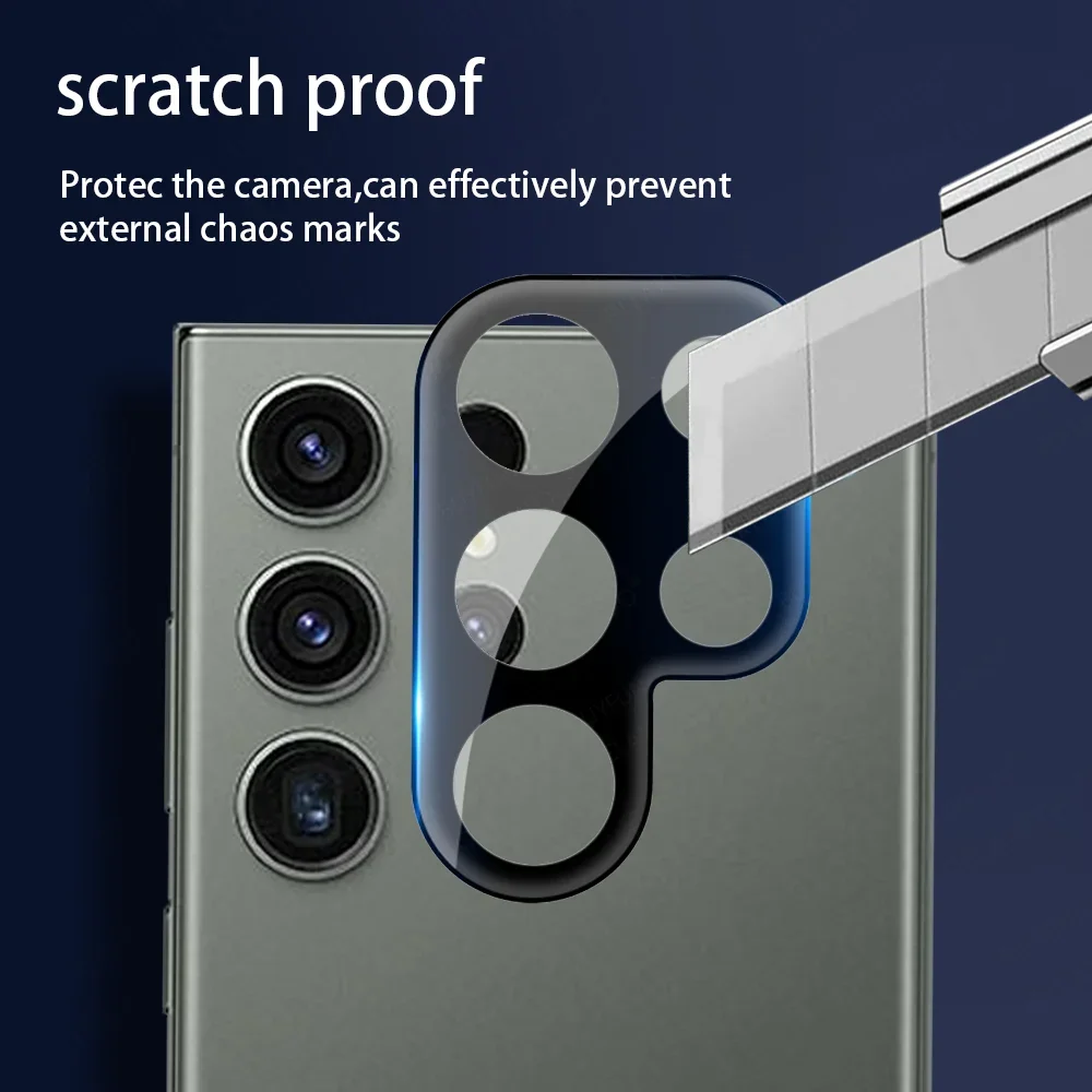 5-Pack 9H Tempered Glass Camera Screen Protectors - Rear Lens Cover