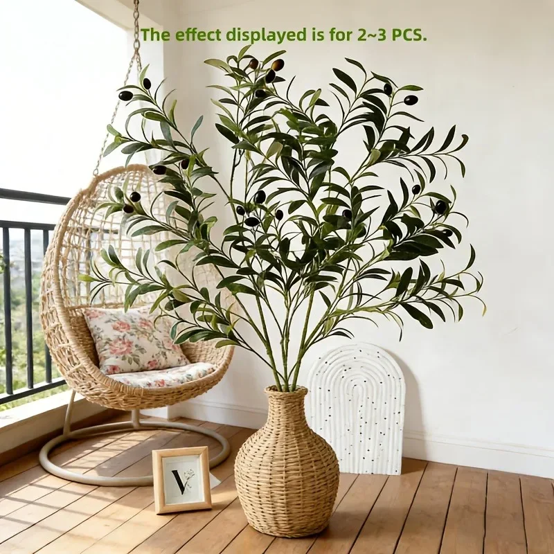 Lush Artificial Olive Tree - Elegant Faux Greenery for Indoor and Outdoor Decor