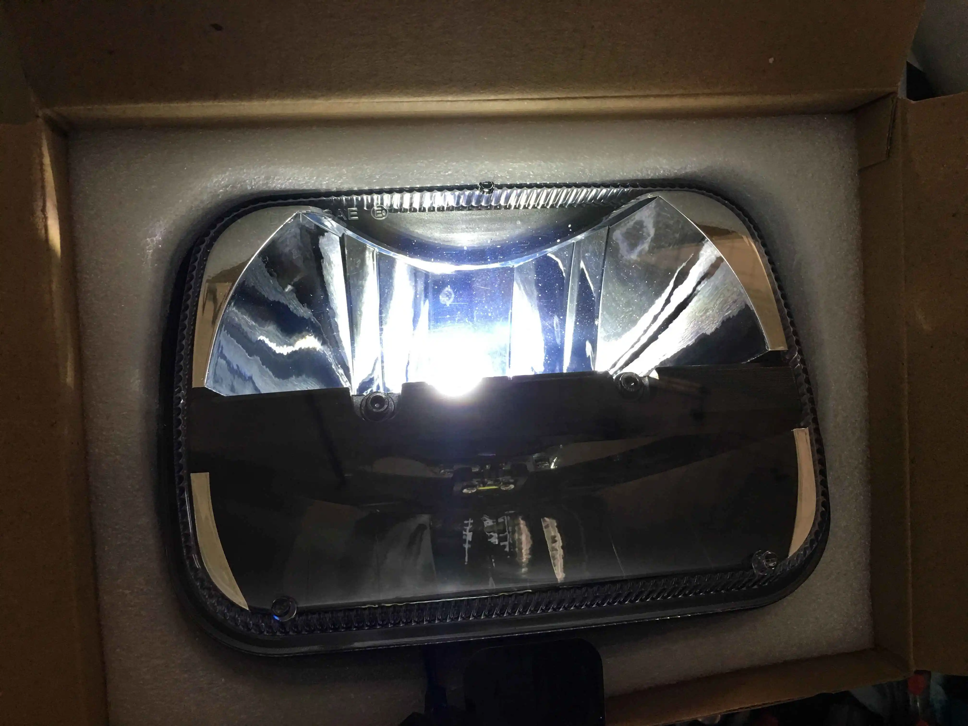 5x7 Led 헤드라이트 30W Led 조명 램프 1개 LANTSUN J247