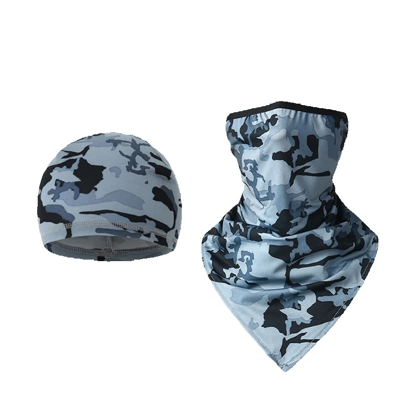 Multi functional magic face towel for outdoor cycling, sun protection, ice silk sleeves, seamless combination, moisture_voghion.com