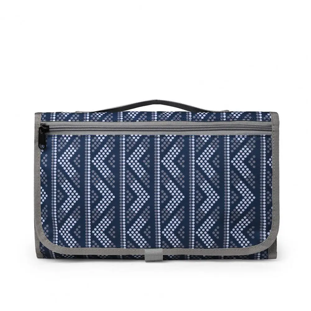 Diaper Bag Changing Pad with Storage Pockets Compact Diaper Changing Kit Travel Bag with Waterproof Pad for Baby