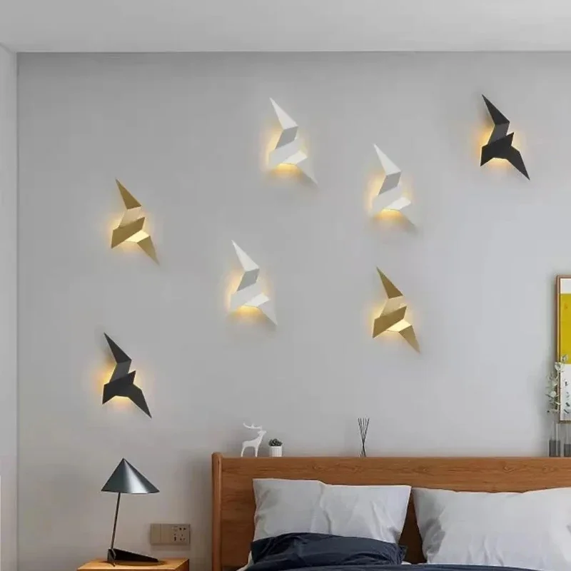 Bird Wall Lamp Interior Decoration Lamp For Bedside Living Room Bedroom