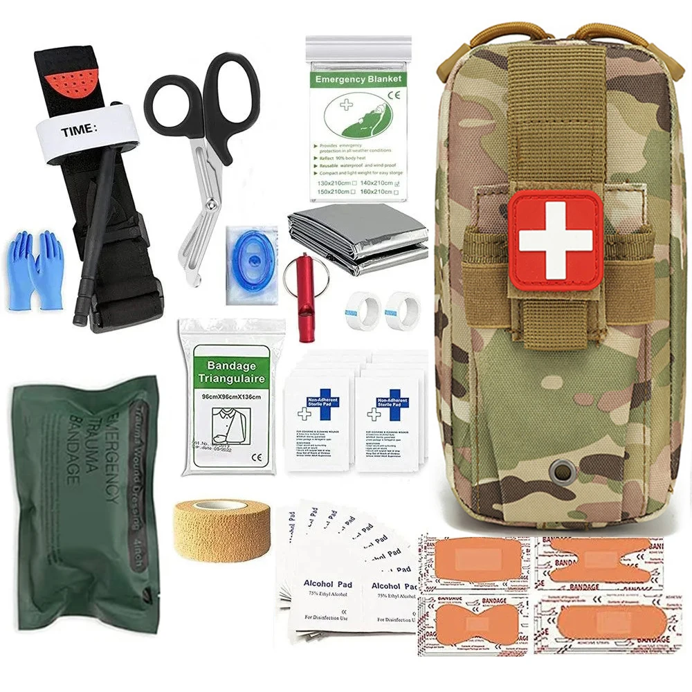 Tactical Equipment First Aid Kit Emt Bag Molle Survival Kit Camping