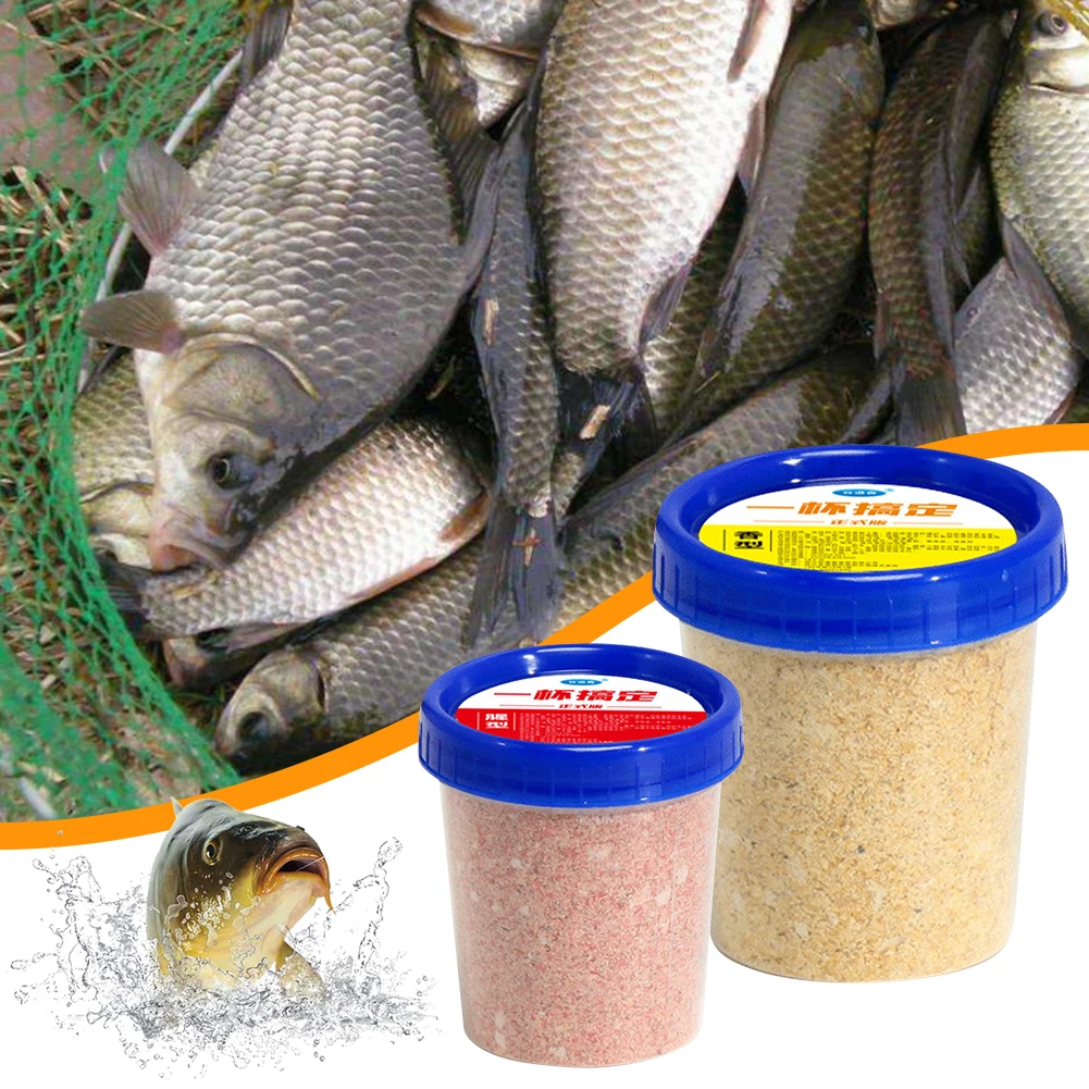 Powdery Composite Bait Efficient Attraction Stir Powdery Lure Fishing Attractant Bait for Carp Grass Carp Crucian Fishing