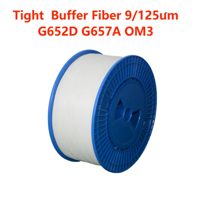 2000 meters Tight  Buffer Fiber Optic Cable G652D G657A SM 0.9/125um Tightly Fiber Indoor Optical Cable Jumper White Yellow china 5vdc line driver optical incremental blind hollow shaft rotary encoder 100 200 500 600 1000 1024 2000 2500 3600 ppr ghb38