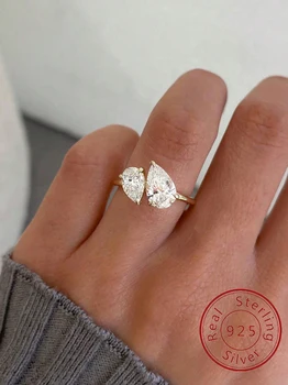 قطرة ماء لامعة من الفضة الإسترلينية 1