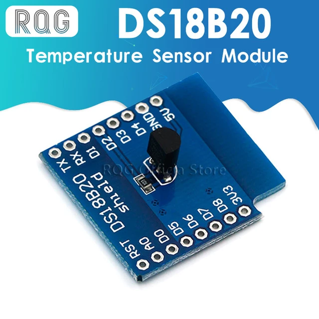 D1 shield temperature sensor, DS18B20