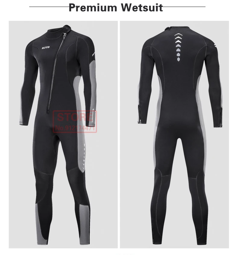 reunion wetsuits 3ミリ Evade 3.2 Chest Zip Winter Wetsuit