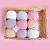 50g/Lot (80 Yards) 100% Polyester 3ply Fluffy Soft Short Cashmere Yarn Crochet For Throw Pillows Bobby Pins DIY Dolls. XKA 4