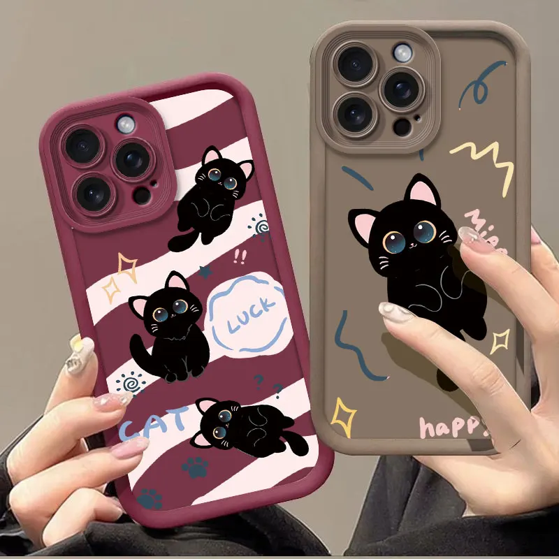 Cartoon Cute Silicone Shockproof Protective Phone Case