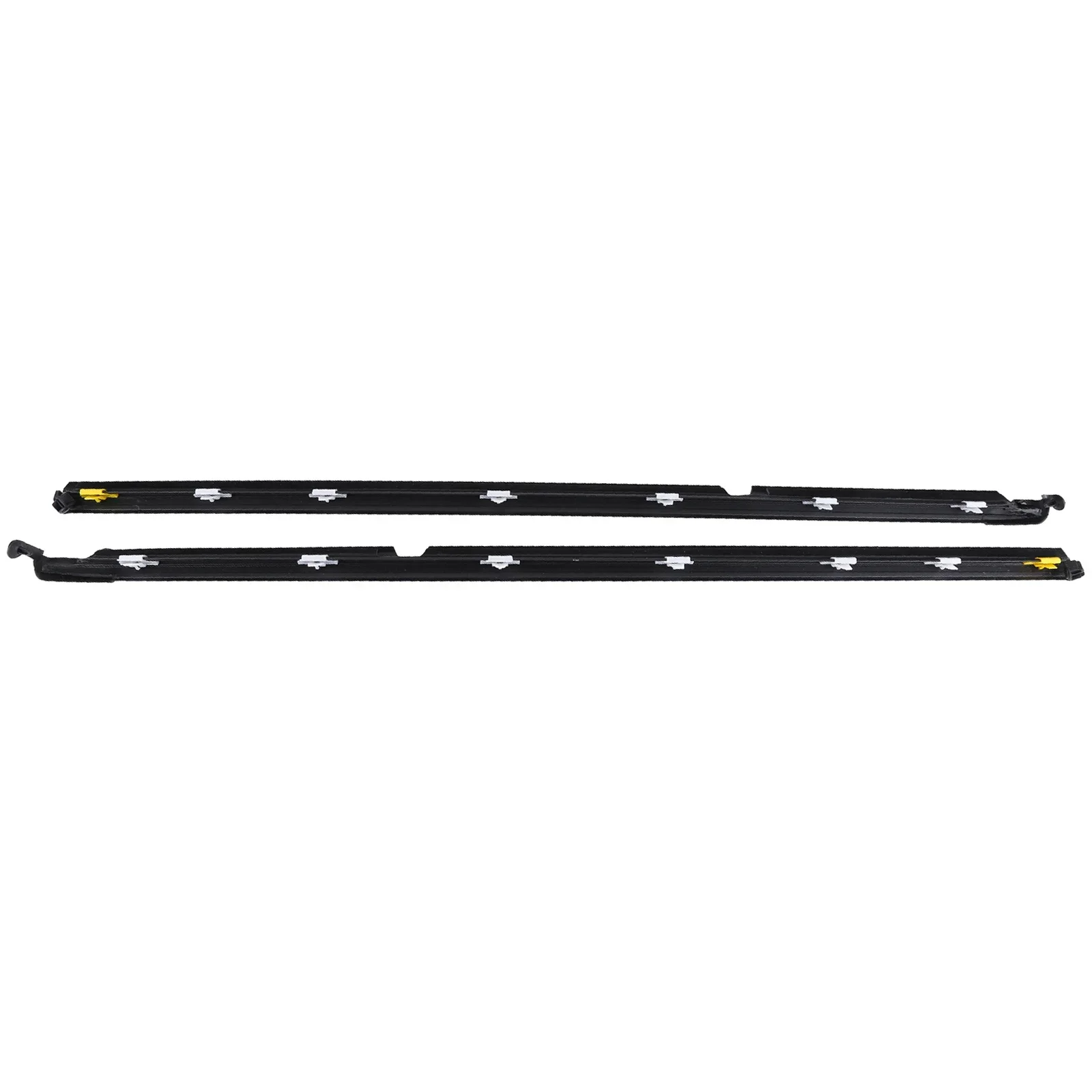 2x Left & Right Door Window Glass Weatherstrip Seal Compatible for 1990-2005 Mazda Miata