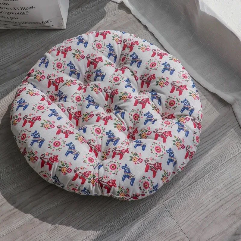 custom cushions Armchair Seat Cushion for Office Dinning Chair Desk Seat Circular Backrest Pillow livingroom Seats decorate sofa Mat Washable navy cushions Cushions