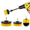 3/4pcs/ Drill Brush Set Power Scrubber Brush Polisher Bathroom Stain Polishing Kit with Extender Household Cleaning Tools 1
