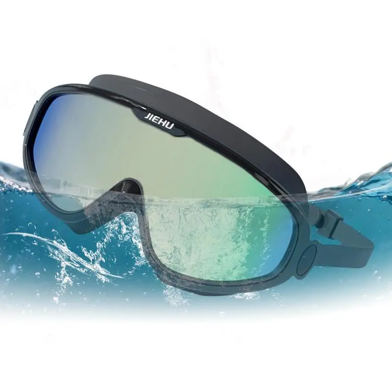 

Swimming Goggles For Adult Anti-UV Leak Proof Big Frame Adult Swim Goggles Comfortable Swimming Goggles With Anti-fog Anti-UV