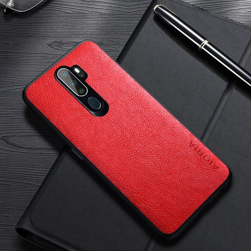 Luxury Leather Business Phone Case – Simple Design