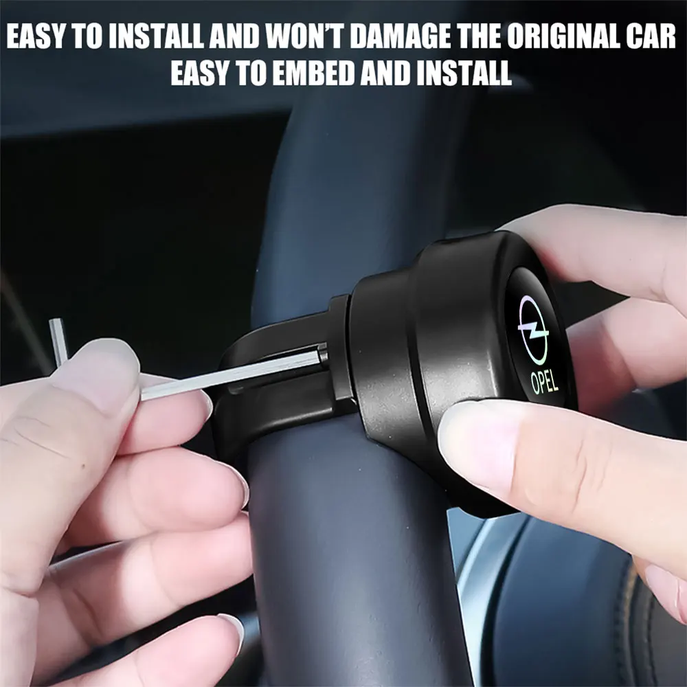 Nuovo Pomello Girevole per Volante a 360°, Booster per Volante Auto, Compatibile con Opel OPC Astra J G K Insignia Corsa - Image 5