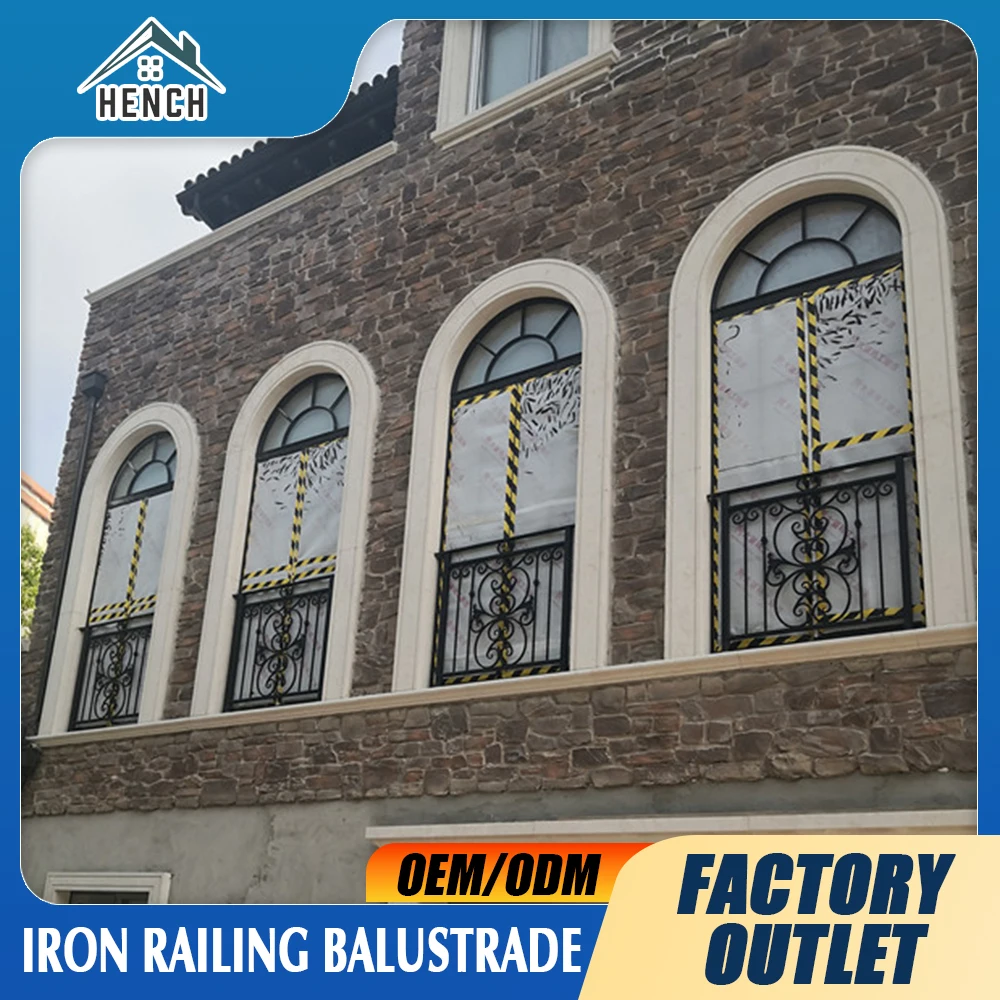hench hot sale wrought iron railing balustrade balcony railing designs