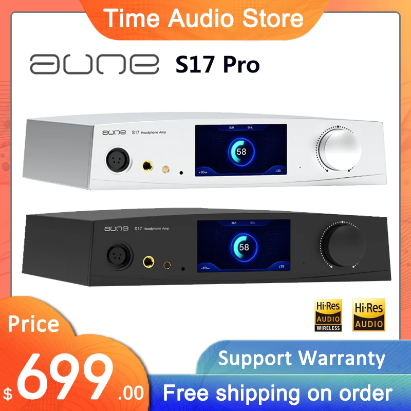 

AUNE S17 Pro Fully Discrete Class A Headphone Amplifier R2R Front Stage High Power HiRes AUDIO New Generation of Eadphone Amp