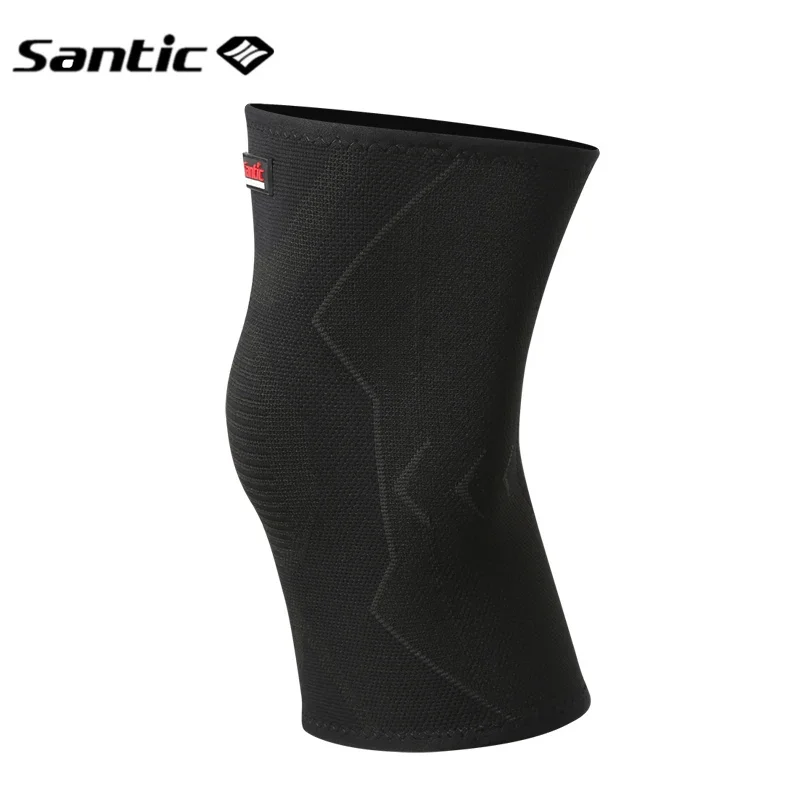 SANTIC Men's Cycling Leg Warmers Bike Knee Pad Cycling Sleeve Knee Protector for Riding Hiking Climbing Sports Bicycle Equipment